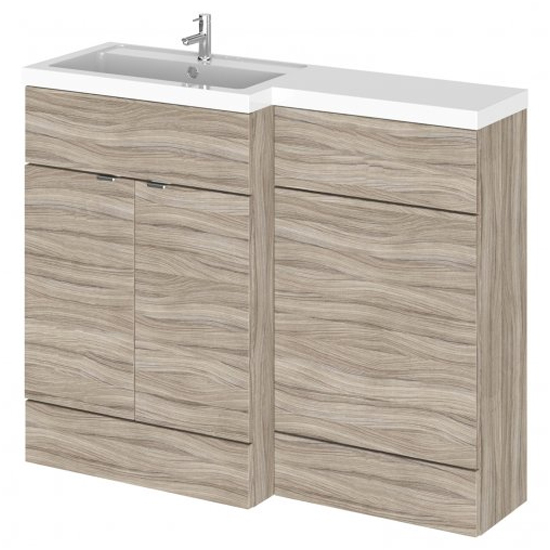 Read more about Fuji 110cm left handed vanity with l-shaped basin in driftwood