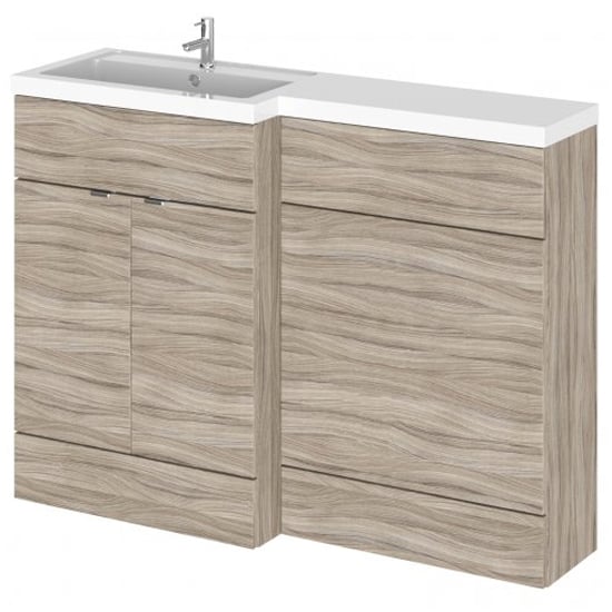 Read more about Fuji 120cm left handed vanity with l-shaped basin in driftwood