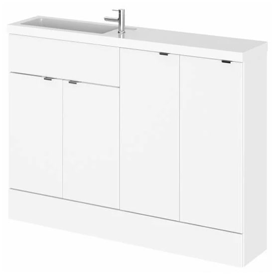 Fuji 120cm Vanity Unit With Base Unit In Gloss White_1