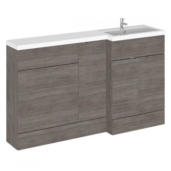 Fuji 150cm Right Handed Vanity With WC Unit In Brown Grey_1