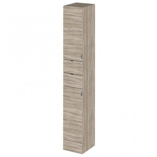 Read more about Fuji 30cm bathroom wall hung tall unit in driftwood
