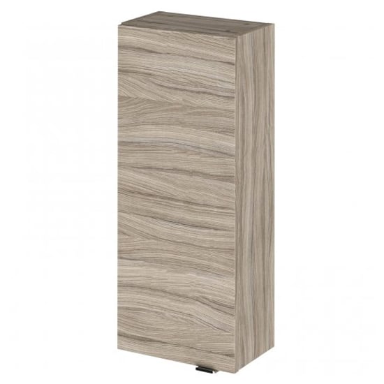Read more about Fuji 30cm bathroom wall unit in driftwood with 1 door