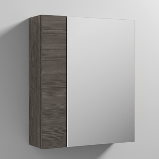 Fuji 60cm Bathroom Mirrored In Brown Grey Avola Furniture in