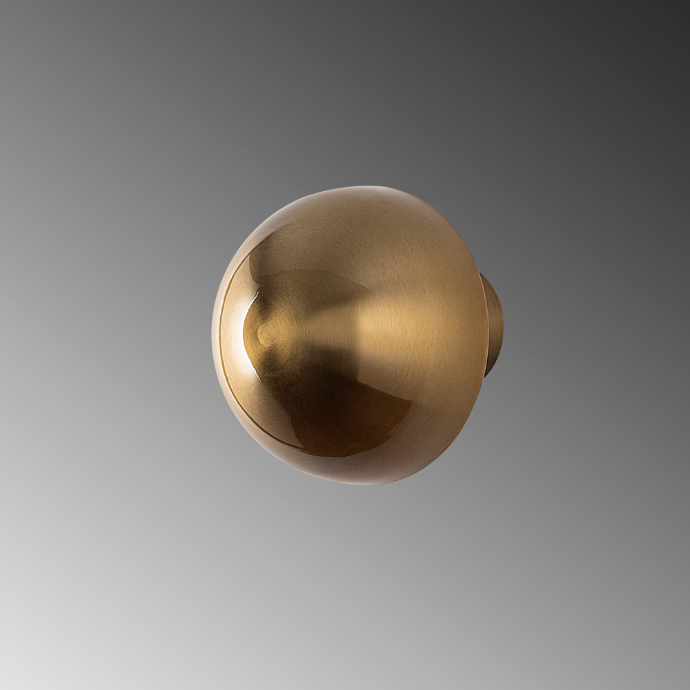 Fungal Metal Wall Light in Gold