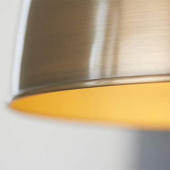 Furth Large Ceiling Pendant Light In Antique Brass