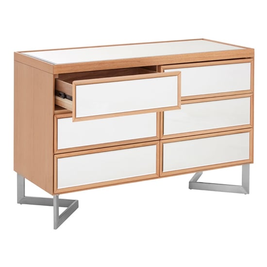 Furud Townhouse Mirrored Glass Chest Of Drawers In Natural_3