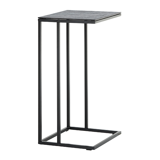 Fuxin Ceramic Side Table With Black Metal Frame_3