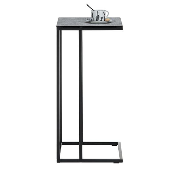 Fuxin Ceramic Side Table With Black Metal Frame_4