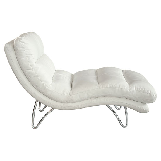 Portofino White Lounger Chaise, FW694W