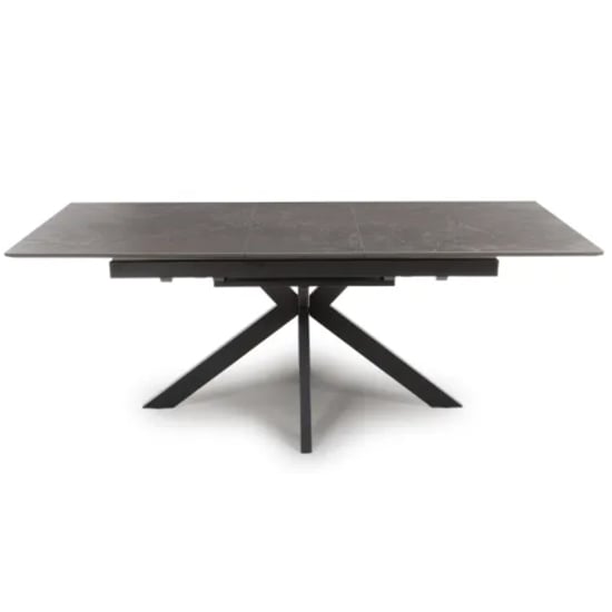 Read more about Gabri extending sintered stone dining table large in marbled effect