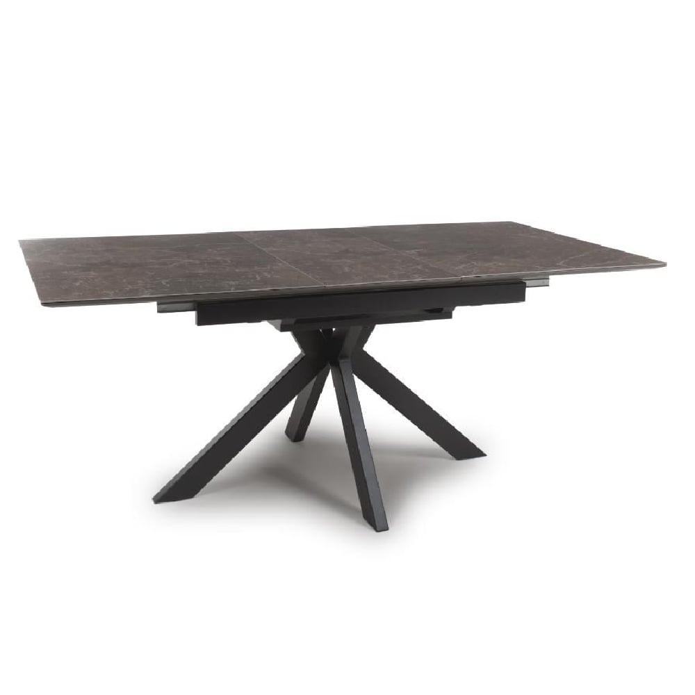 Read more about Gabri sintered stone rectangular extending dining table in grey
