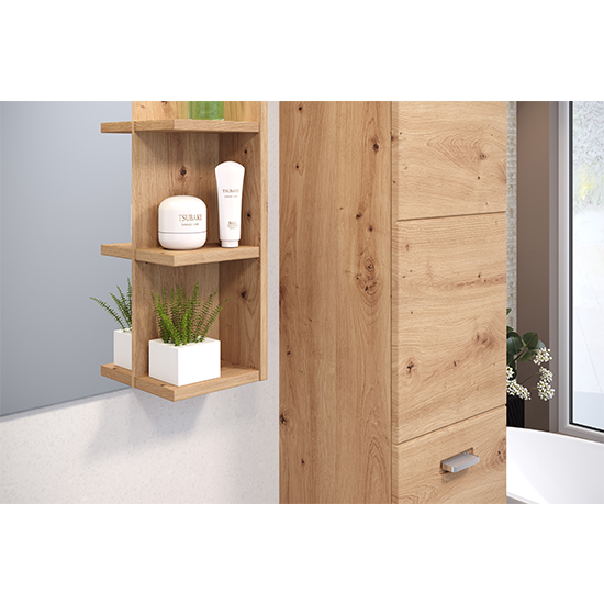 Gaep LED Bathroom Furniture Set 1 In Artisan Oak_7
