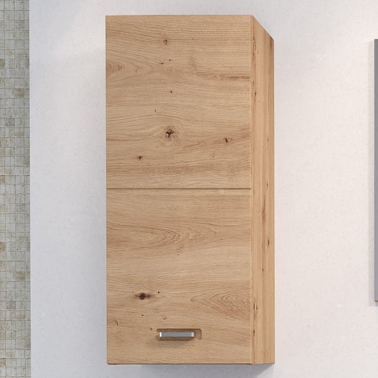 Product photograph of Gaep Wall Bathroom Storage Cabinet In Artisan Oak from Furniture in Fashion
