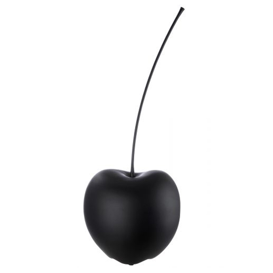 Read more about Gaily large ceramic cherry sculpture in matt black