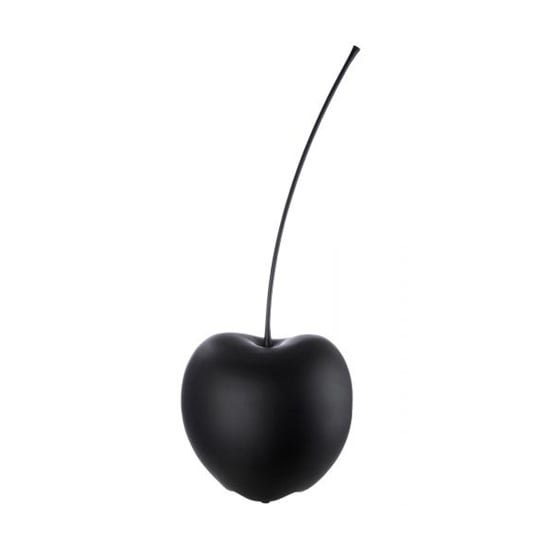 Product photograph of Gaily Small Ceramic Cherry Sculpture In Matt Black from Furniture in Fashion