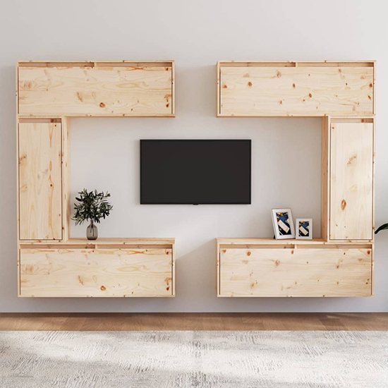 Read more about Gaiva solid pinewood entertainment unit in natural
