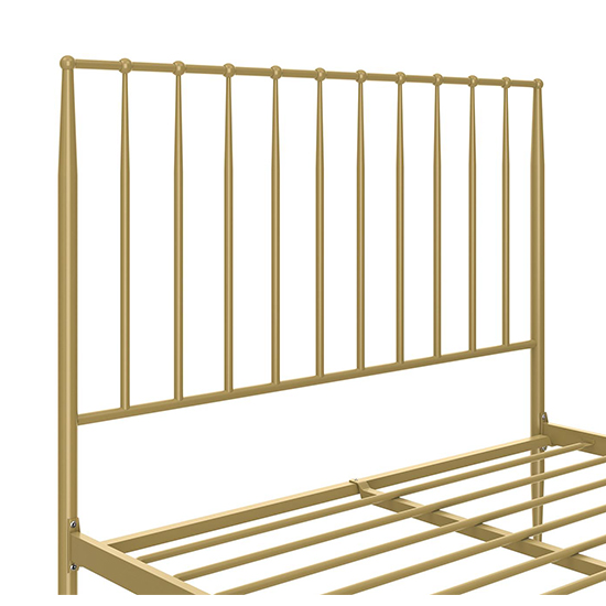 Galdesa Modern Metal Double Bed In Gold_6
