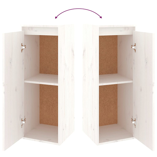 Galilee Solid Pinewood Entertainment Unit In White