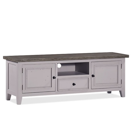 Chapel LCD TV Stand In Sand Oak With 2 Drawers And 5 ...