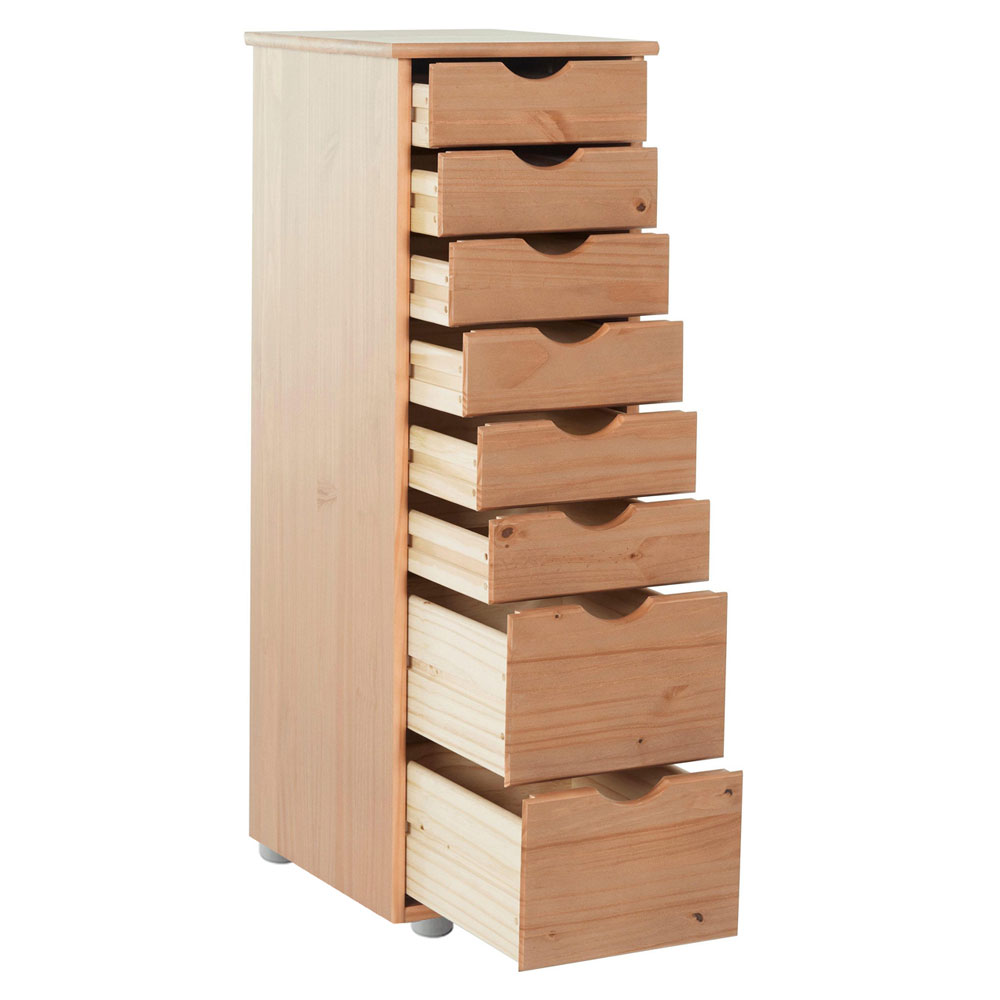 Galvani Wooden Home and Office Cabinet in Natural