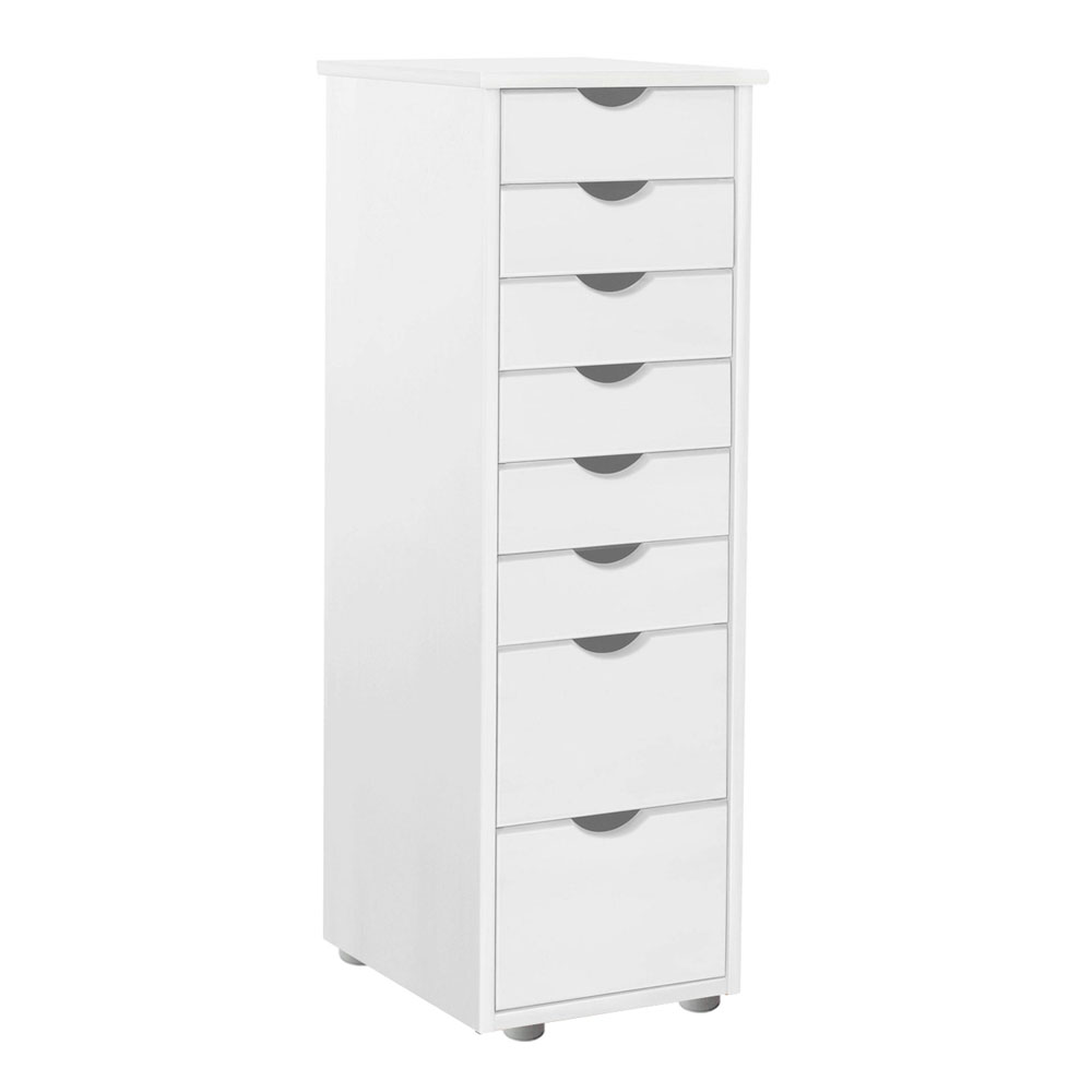 Galvani Wooden Home and Office Cabinet in White