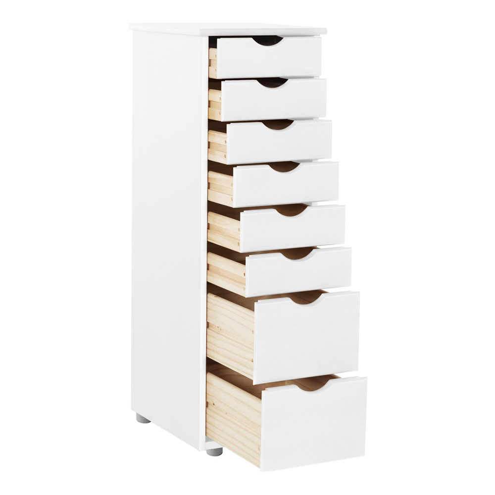 Galvani Wooden Home and Office Cabinet in White