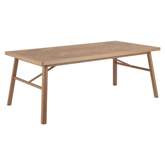 Photo of Galveston wooden dining table in matt oak