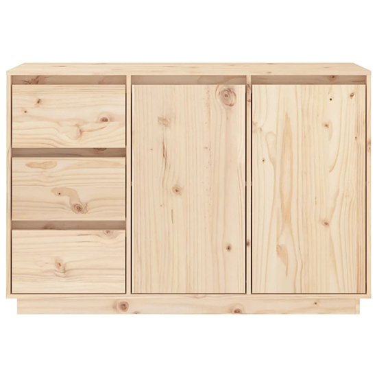 Galvin Pinewood Sideboard With 2 Doors 3 Drawers In Natural_5