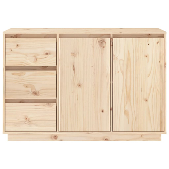 Galvin Pinewood Sideboard With 2 Doors 3 Drawers In Natural