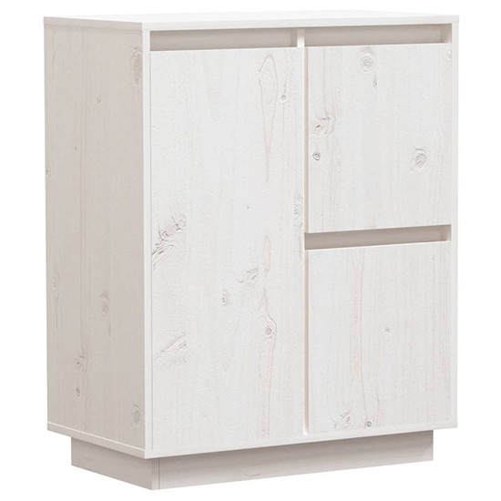 Galvin Pinewood Sideboard With 3 Doors In White_3