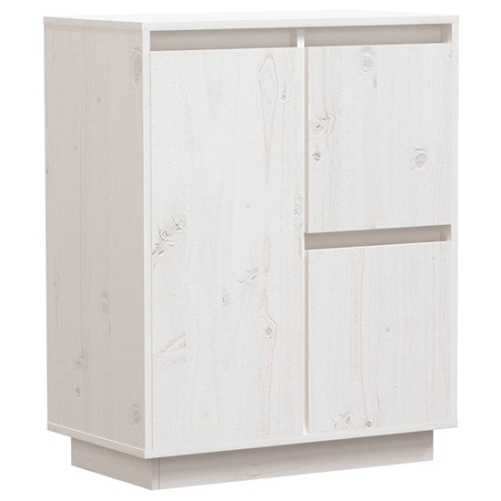 Galvin Pinewood Sideboard With 3 Doors In White