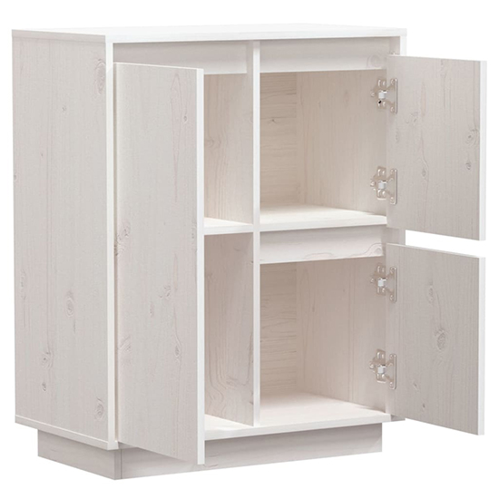 Galvin Pinewood Sideboard With 3 Doors In White