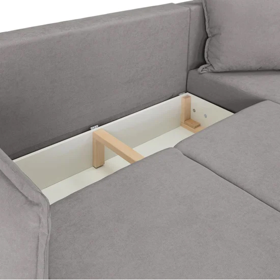 Galway Universal Corner Fabric Sofabed In Grey_5
