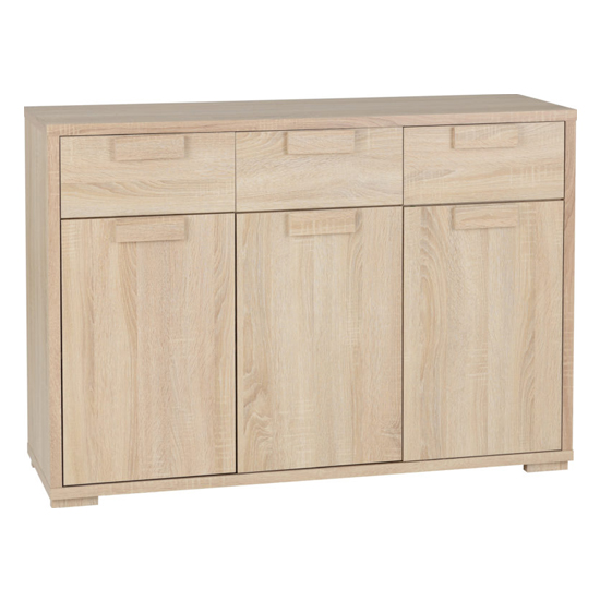 Calligaris Wooden Sideboard With 3 Doors 3 Drawers In Oak