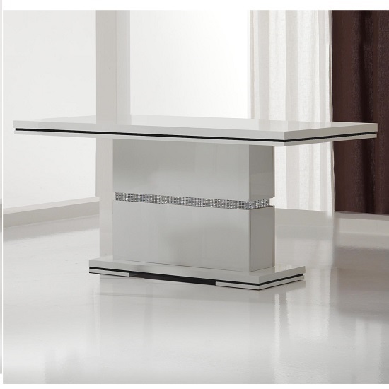 modern gloss dining table