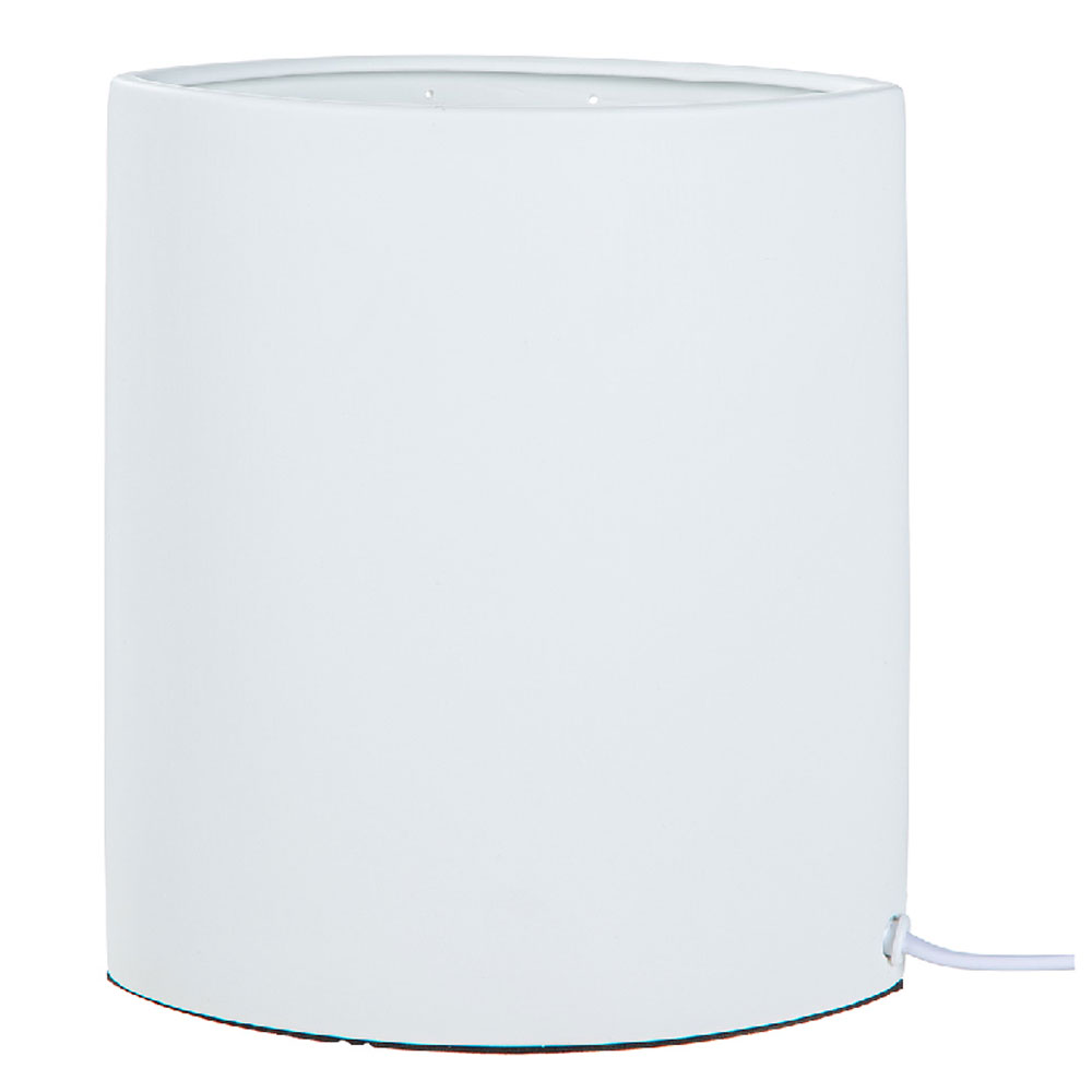 Garlion Porcelain Ocean Vibes Table Lamp in White