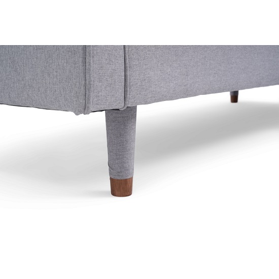 Garren Linen Fabric Reversible Corner Chaise Sofa In Grey_5