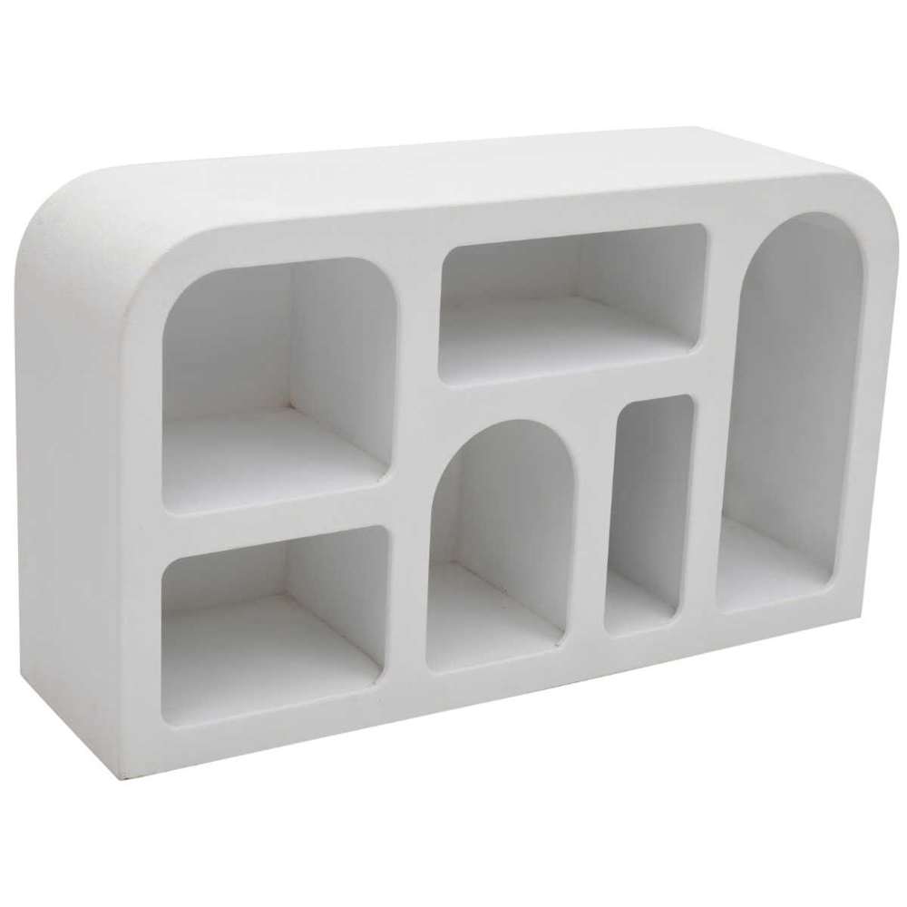 Gastonia Small Wooden Display Unit In White