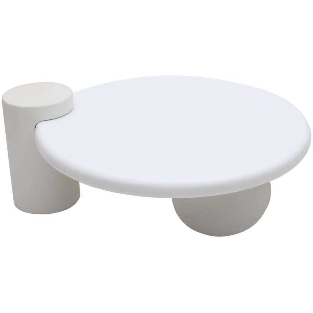 Gastonia Wooden Coffee Table In White