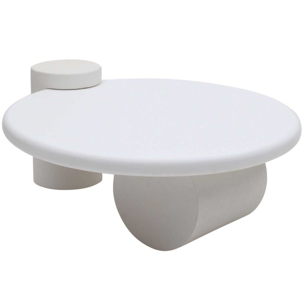 Gastonia Wooden Coffee Table In White