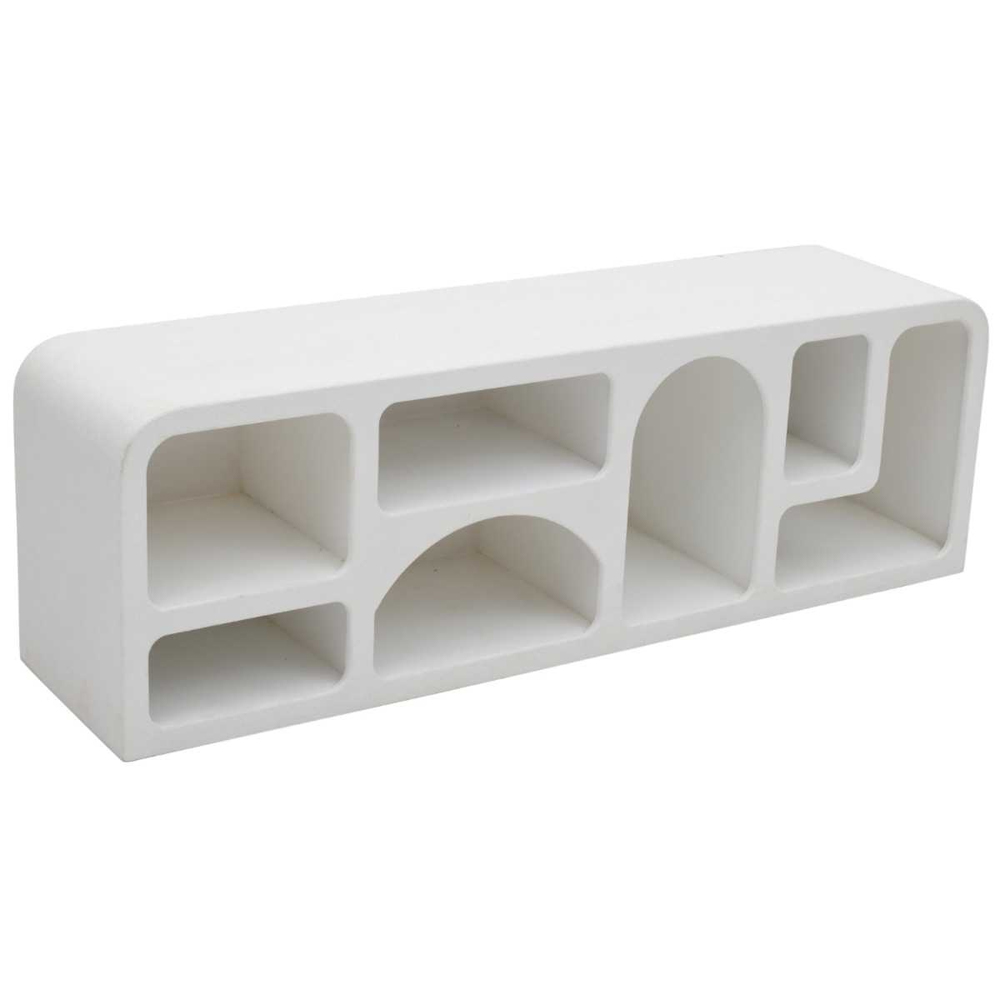 Gastonia Wooden TV Stand In White