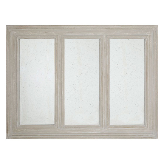 Gatoma Wall Bedroom Mirror In Ash Weathered Gold Wooden Frame