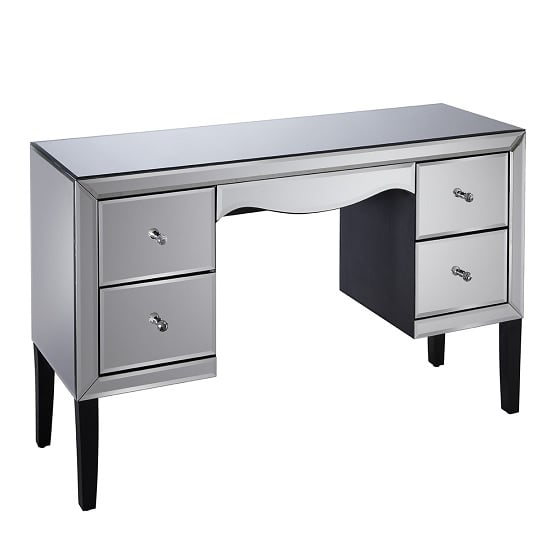 Photo of Gatsby mirrored rectangular dressing table with 4 drawers