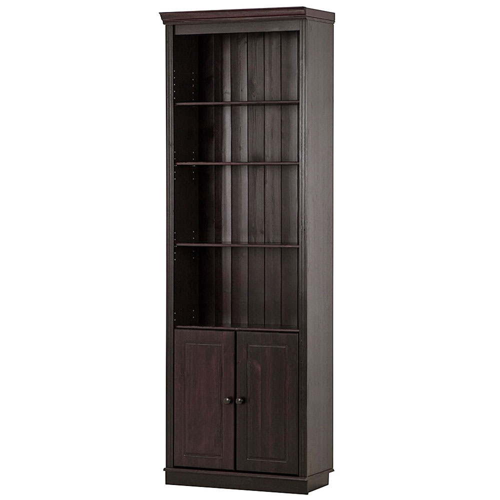 Gavrel Wooden Display Unit with 2 Doors in Brown