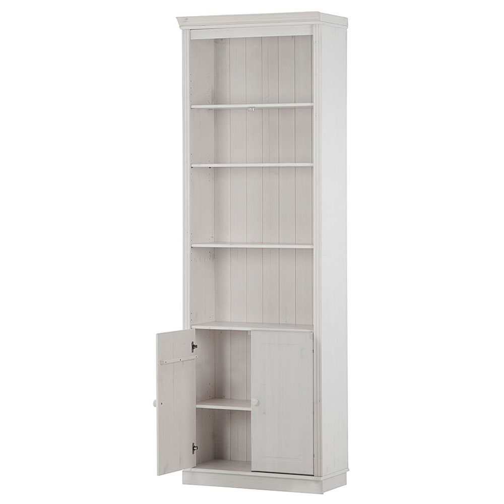 Gavrel Wooden Display Unit with 2 Doors in White