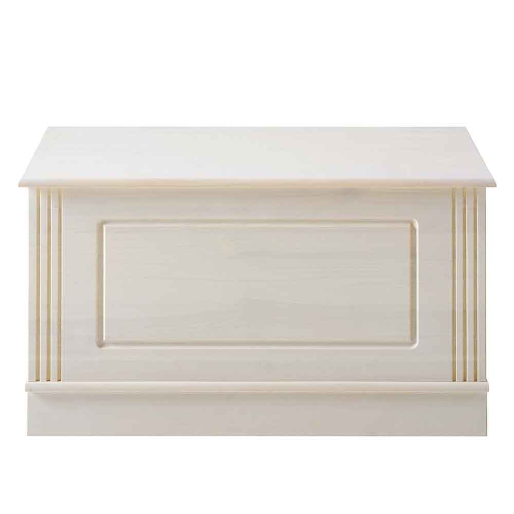 Gavrel Wooden Hallway Storage Bench in White