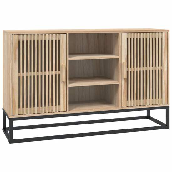 Gavril Wooden Sideboard With 2 Doors In Brown