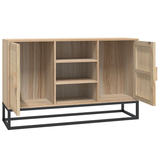Gavril Wooden Sideboard With 2 Doors In Brown