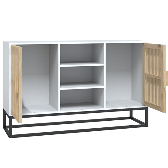 Gavril Wooden Sideboard With 2 Doors In White
