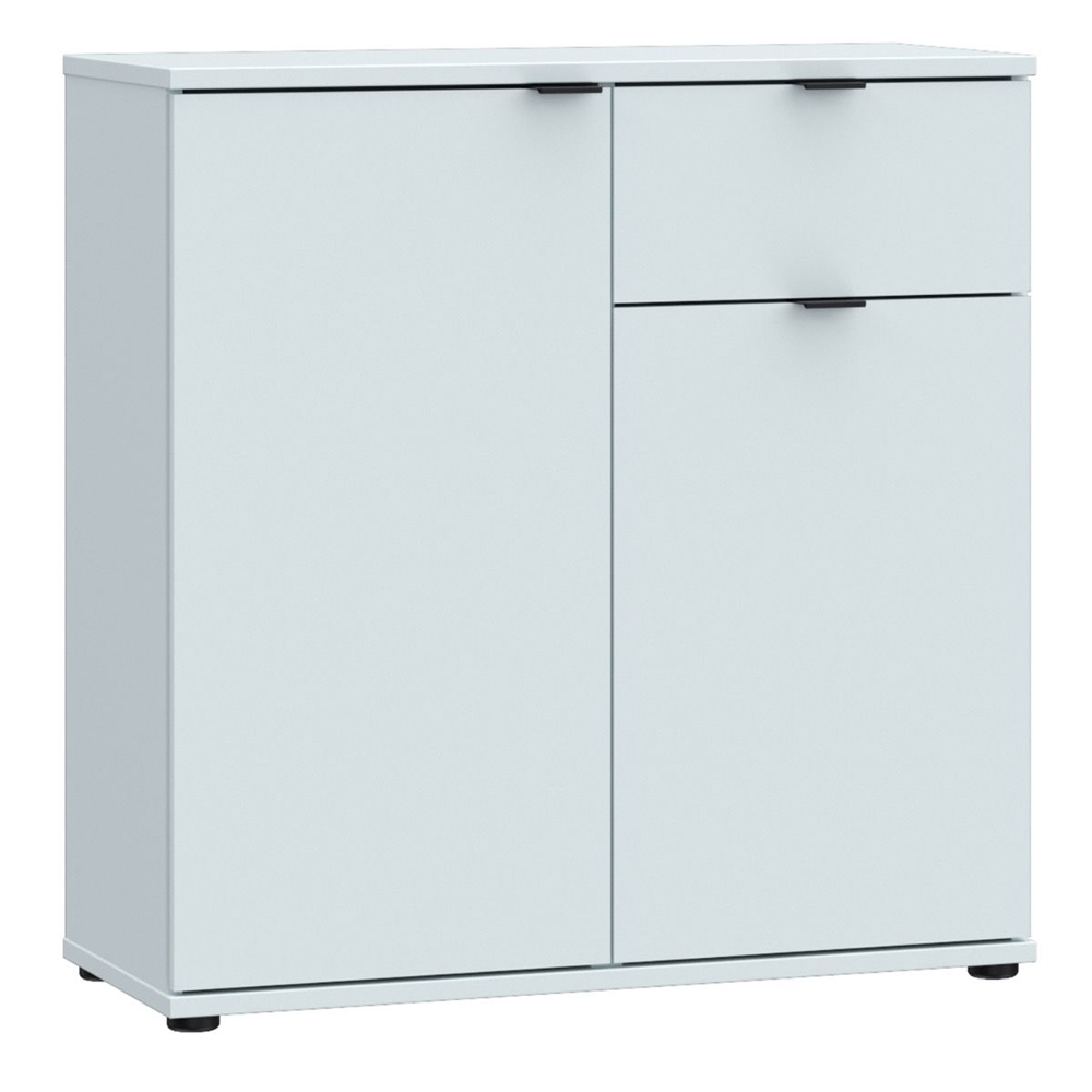 Gelion Wooden Sideboard with 2 Doors 1 Drawer in Light Grey